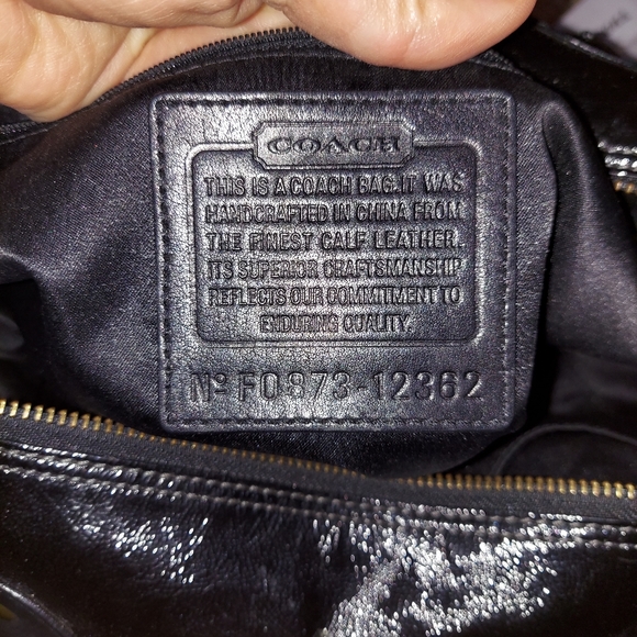 Coach tote with pumpkin hand painted - Picture 6 of 8